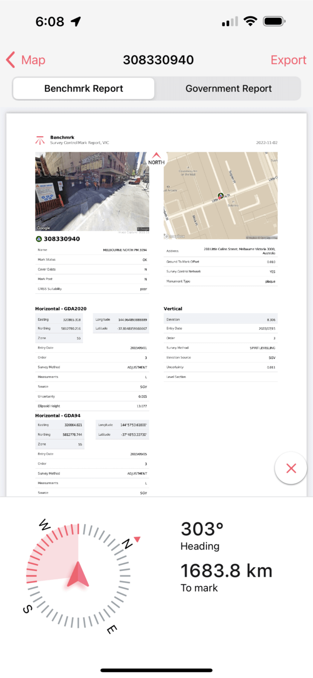 Benchmrk app screenshot 1